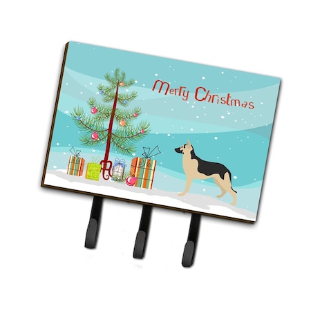 Carolines Treasures German Shepherd Christmas Leash or Key Holder BB8492TH68